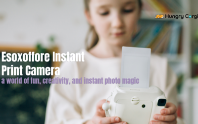 Esoxoffore Instant Print Camera for Kids: A Corgi’s Snappy Adventure