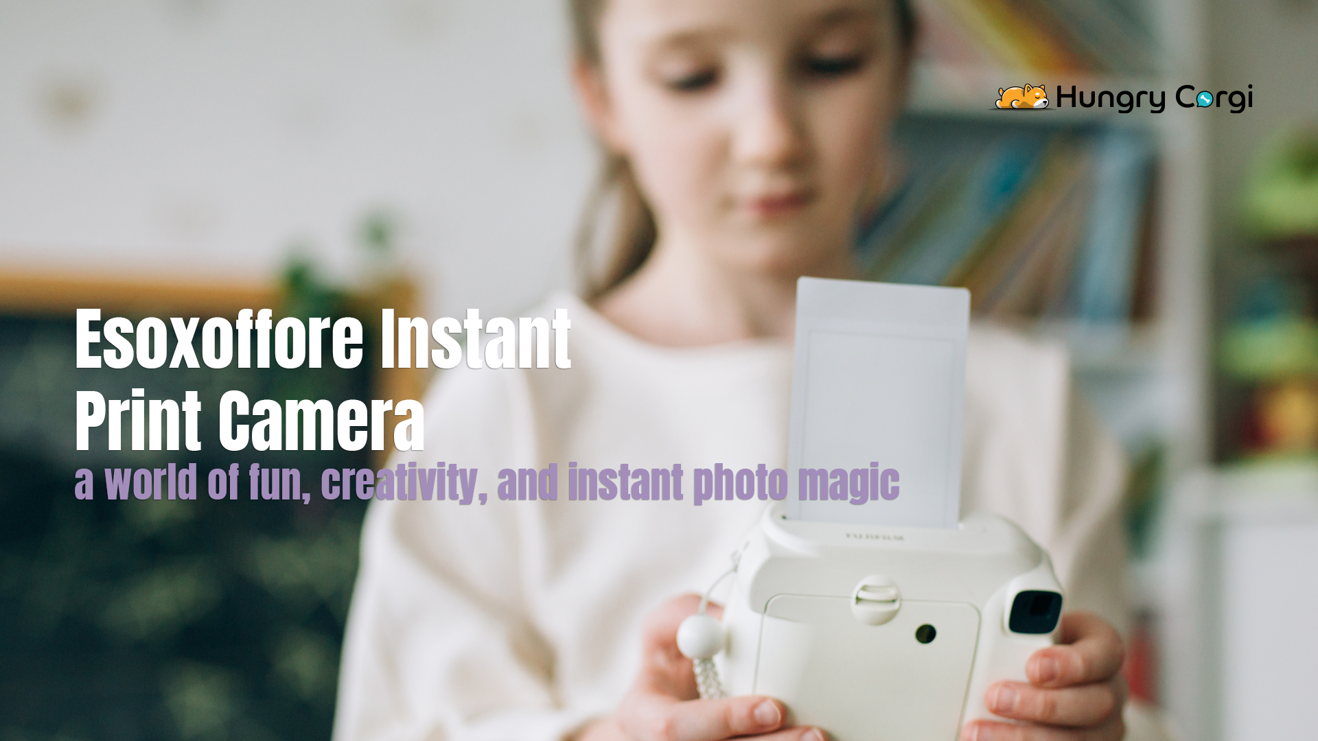 Esoxoffore Instant Print Camera for Kids