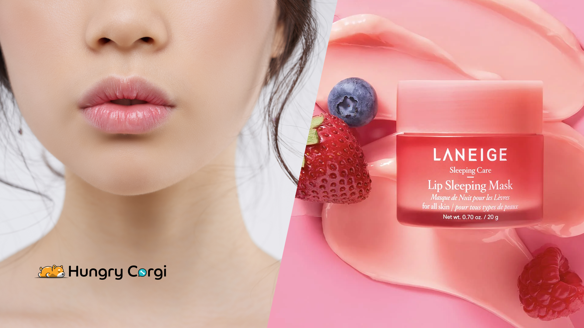 Laneige Lip Mask Hungry Corgi Review